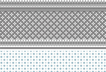 Fabric pattern that uses mostly squares. There is a grid that is like a square It has wavy lines like water waves and triangles like water drops Use it as a background wall pattern mobile phone case w