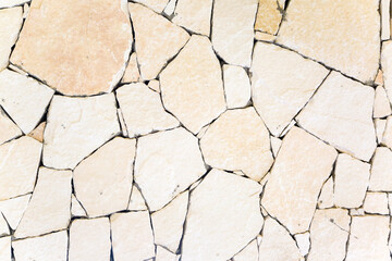 Obraz premium Square stonework, abstract pattern of large stones.