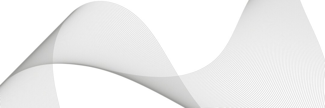 Abstract background vector grey with dynamic waves for business design. Futuristic technology backdrop with network wavy lines. Premium template with stripes and gradient mesh for banner or poster