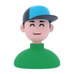 Photo Avatars with different outfits 3D Icon Illustrations 
