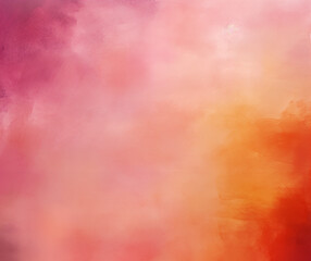 Abstract pink and orange background, texture of paint, GenerativeAI, abstract wallpaper