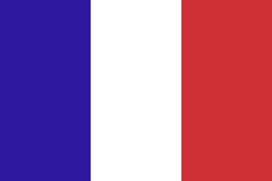 flag of France vector illustration