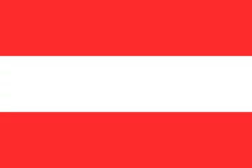 Fotobehang National flag of Austria vector © Taras