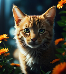Fototapeta premium Illustration chat