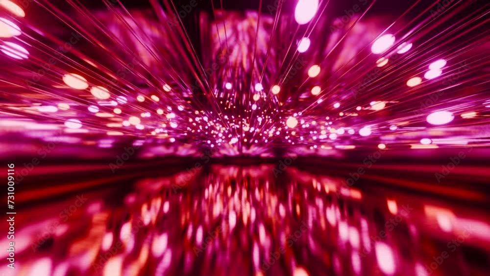 Canvas Prints glowing lights and orbs perfect loop