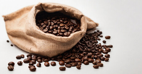 coffee beans in a bag