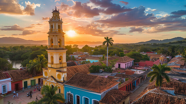 Spanish colonial city. 