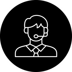 Customer Service Agent Icon