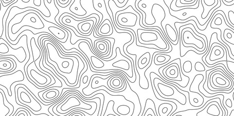 abstract white wave paper curved reliefs background. Topography map pattern, Geographic curved, vector illustration. seamless textrue, vintage waves. Panorama view multicolor wave curve line.