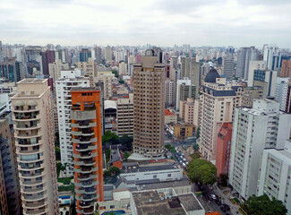 Panoramic view of Sao Paulo, Brazil