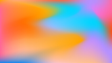 Colorful Abstract Art with Gradient Background and Blurred Effect