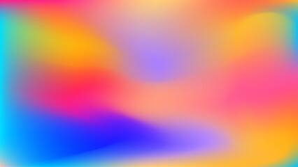 Colorful Abstract Art with Gradient Background and Blurred Effect