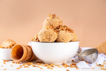 Caramelized onion ice cream