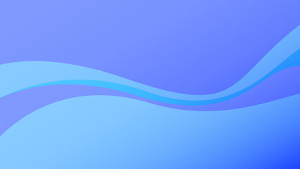 Abstract wavy blue gradient background