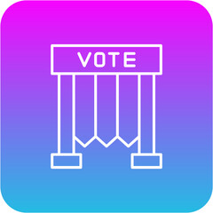 Voting Booth Icon