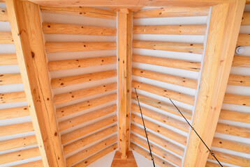 Fototapeta premium Ridgepole and rafters of the Korean traditional house, Hanok