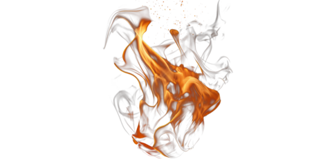 High-Resolution Realistic Flame Isolated on Transparent Background - Digital PNG