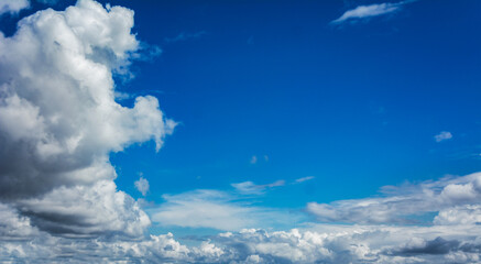 blue sky background with clouds