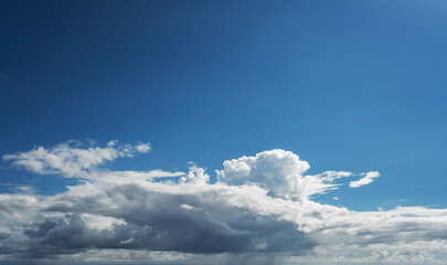 blue sky background with clouds