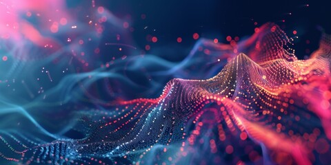 Abstract AI technology background.