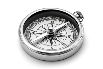 A compass pointing north for moving forward.