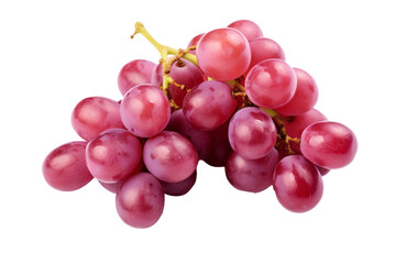Fototapeta premium Fresh Grape Clusters PNG - Vibrant Fruit Image with Transparent Background for Design Projects