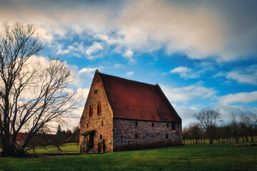 Komturei Lietzen - Old Abandoned Building - Brandenburg - Germany - Templer - Ritter - Landscape - Cloud - History 