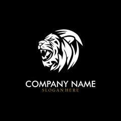 Lion symbol. Elegant luxury Leo animal logo. Premium luxury brand identity icon. Vector illustration.