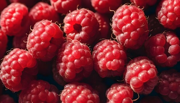 
Pattern image of a raspberry. healthy eating. food and cooking