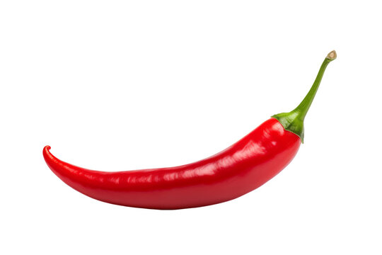 Spicy Red Chili Pepper Isolated on Transparent Background - High-Quality PNG Image