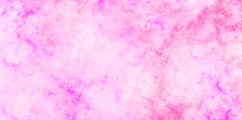Abstract baby pink and magenta color shades gradient illustration on textured background. Modern watercolor splash template. Splash acrylic colorful. 