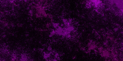 Dark abstract background with Purple grunge effect  background. Purple velvet grunge texture fantasy smooth watercolor painted art design. Dark elegant Royal purple shades aquarelle paint