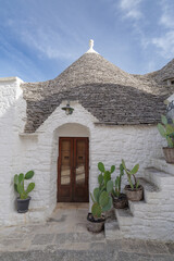 Fototapeta na wymiar Trullo house, Alberobello, Puglia, Italy