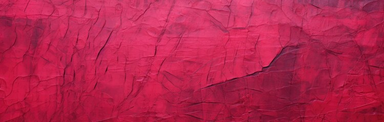 An abstract painting featuring vibrant shades of red and pink colors, creating a visually striking...
