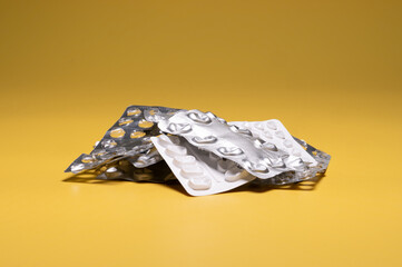 Verwaiste Heilung: Leere Tablettenblister