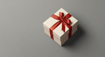 Simple Gift background template, with gift box, with space for text