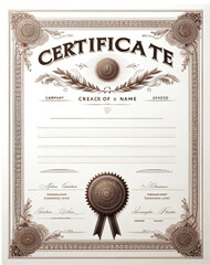 certificate of completion template