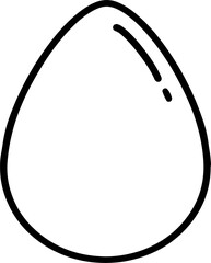 easter egg simple icon