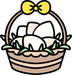 easter egg basket