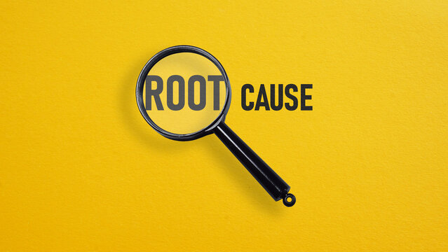 Root cause analysis RCA is shown using the text