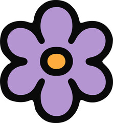 bright simple flowers