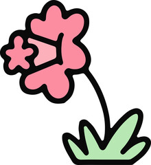 bright simple flowers