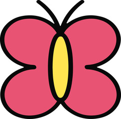 Naklejka premium cute butterfly