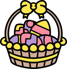 easter egg basket