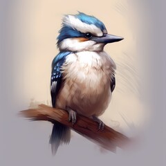 Illustration of a Blue Jay