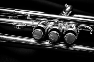close up of a trumpet