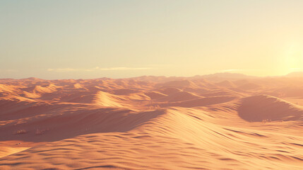 Fototapeta na wymiar View on desert.