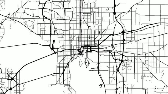 Zoom Out Road Map of Tampa Florida