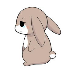 いじめられたウサギ