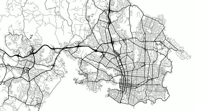 Zoom Out Road Map of Victoria Canada